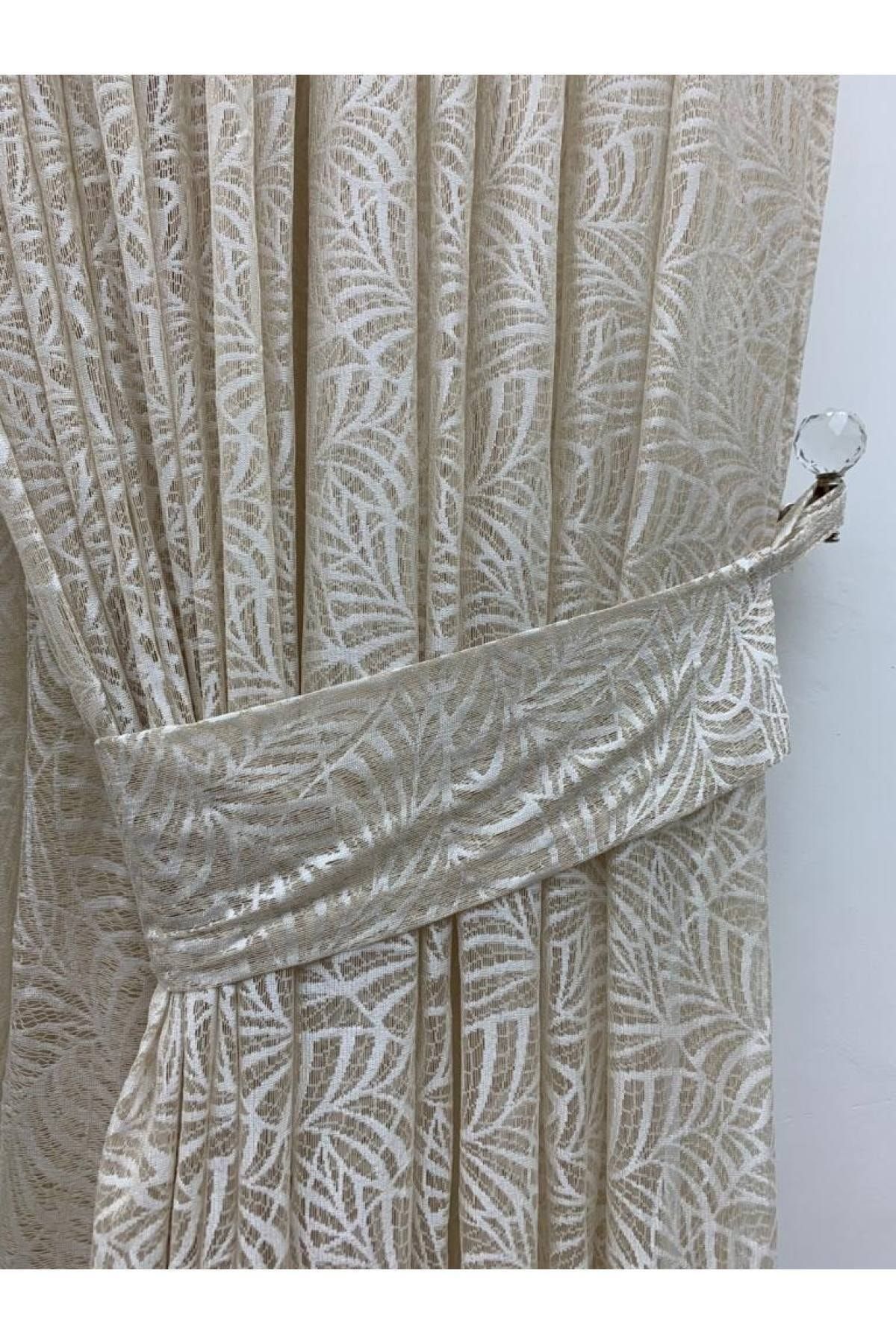 Esse Home Perdeau De Fundal Cu Model Geometric, 70x260, 1/3 Pliu Închis, Plisat, O Singură Aripă - 50 x 260