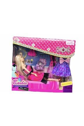 Sevimli Eklemli Barbie Bebek Seti 624