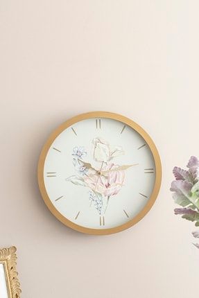 Platin Saat 36 Cm Ahsap Kahve Klasik Duvar Saati Trendyol
