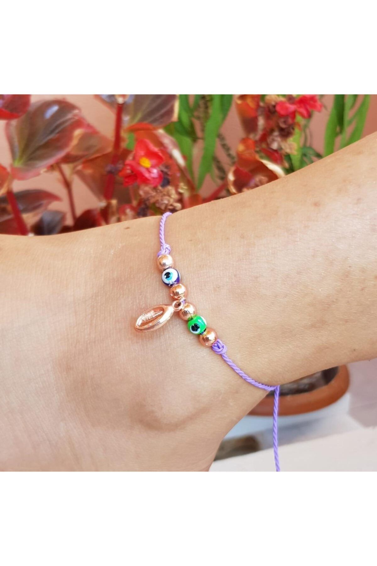Purple anklet store