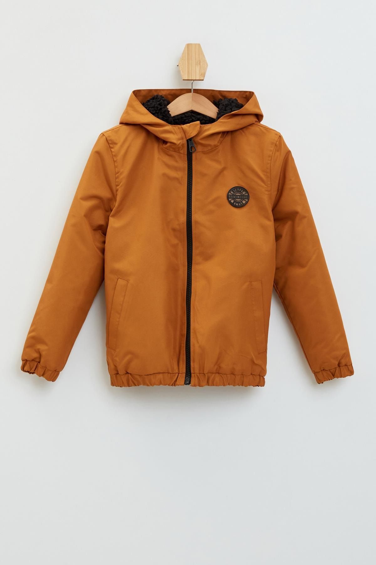 Koton Kids Siyah Erkek Cocuk Aplike Detayli Bomber Ceket Trendyol