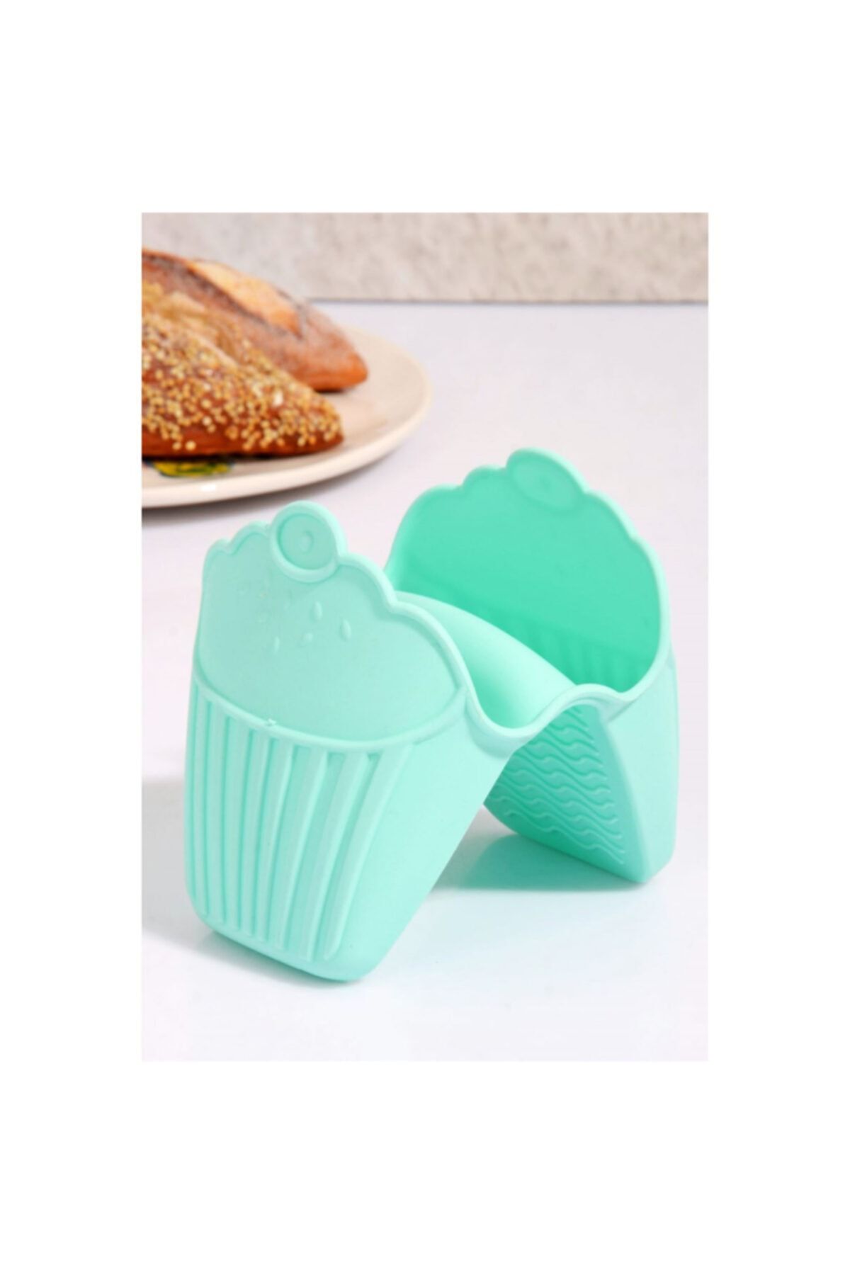 Carneil-Cupcake Patterned Silicone Oven Glove Assortment 7