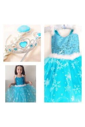 Lady Lou Kabarik Elsa Kostumu Karlar Ulkesi Frozen Elsa Elbise Trendyol