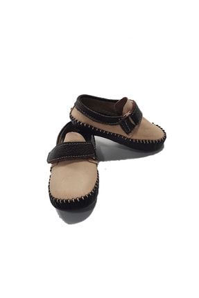 Unisex Bebek Kahverengi İlk Adım Ayakkabısı KPR570229