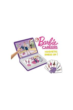Barbie Careers Manyetik Kıyafet Giydirme Seti Kutu Oyunu Mor OY.D07.1918