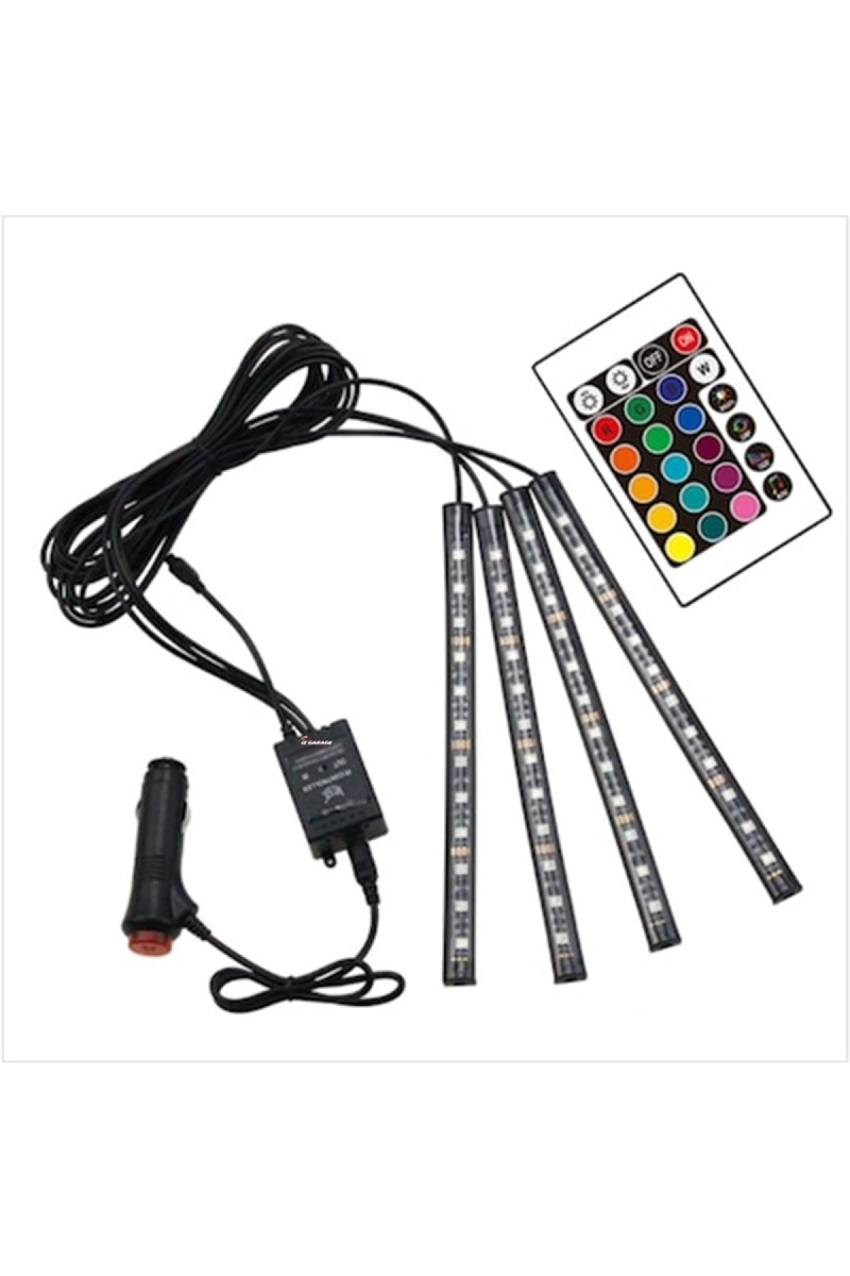 Unikum Honda Civic Fd6 Araç Içi Ayak Altı Led Sese Duyarlı Rgb 12 Led