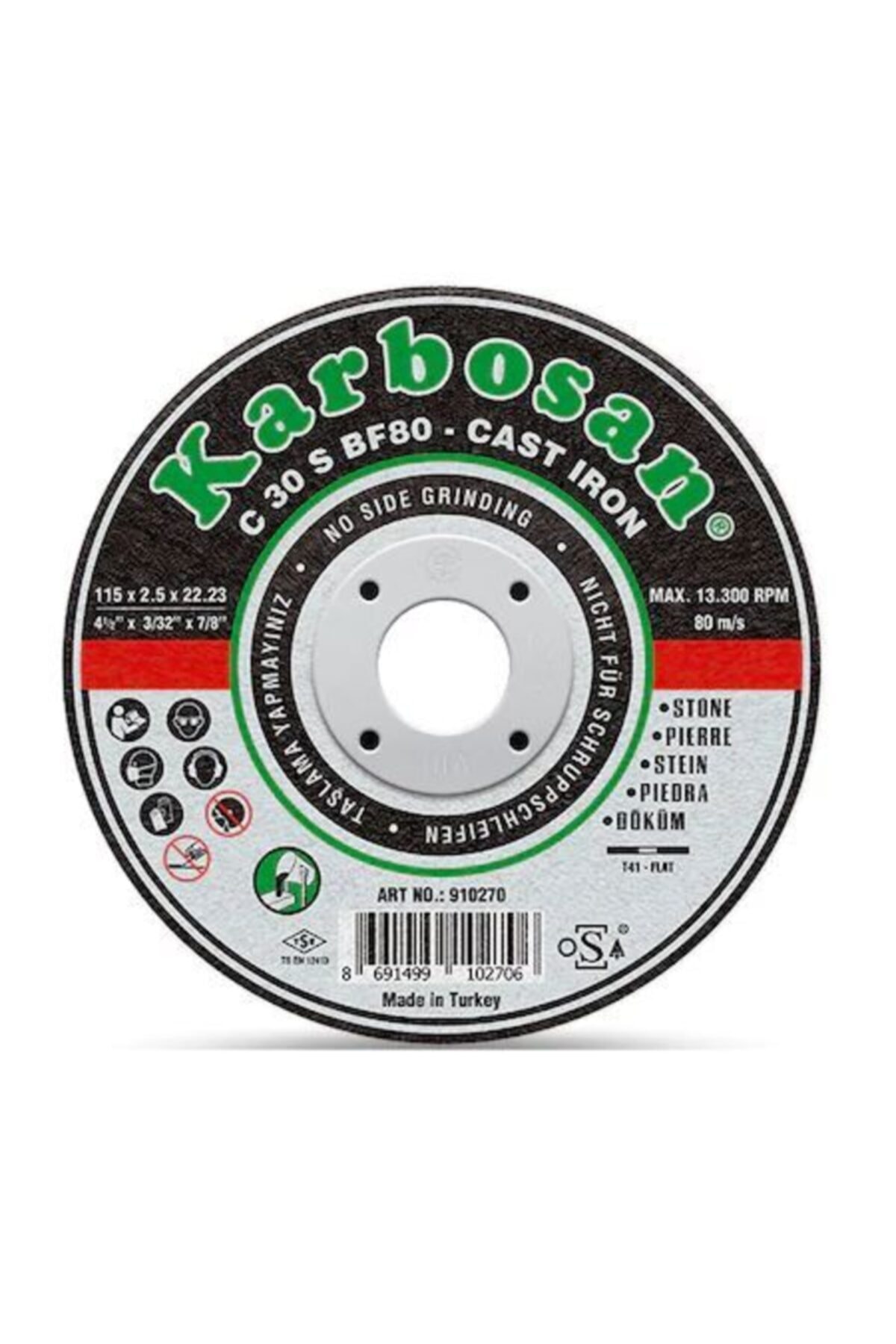 Genel Markalar Karbosan Mermer Kesici 180 Mm