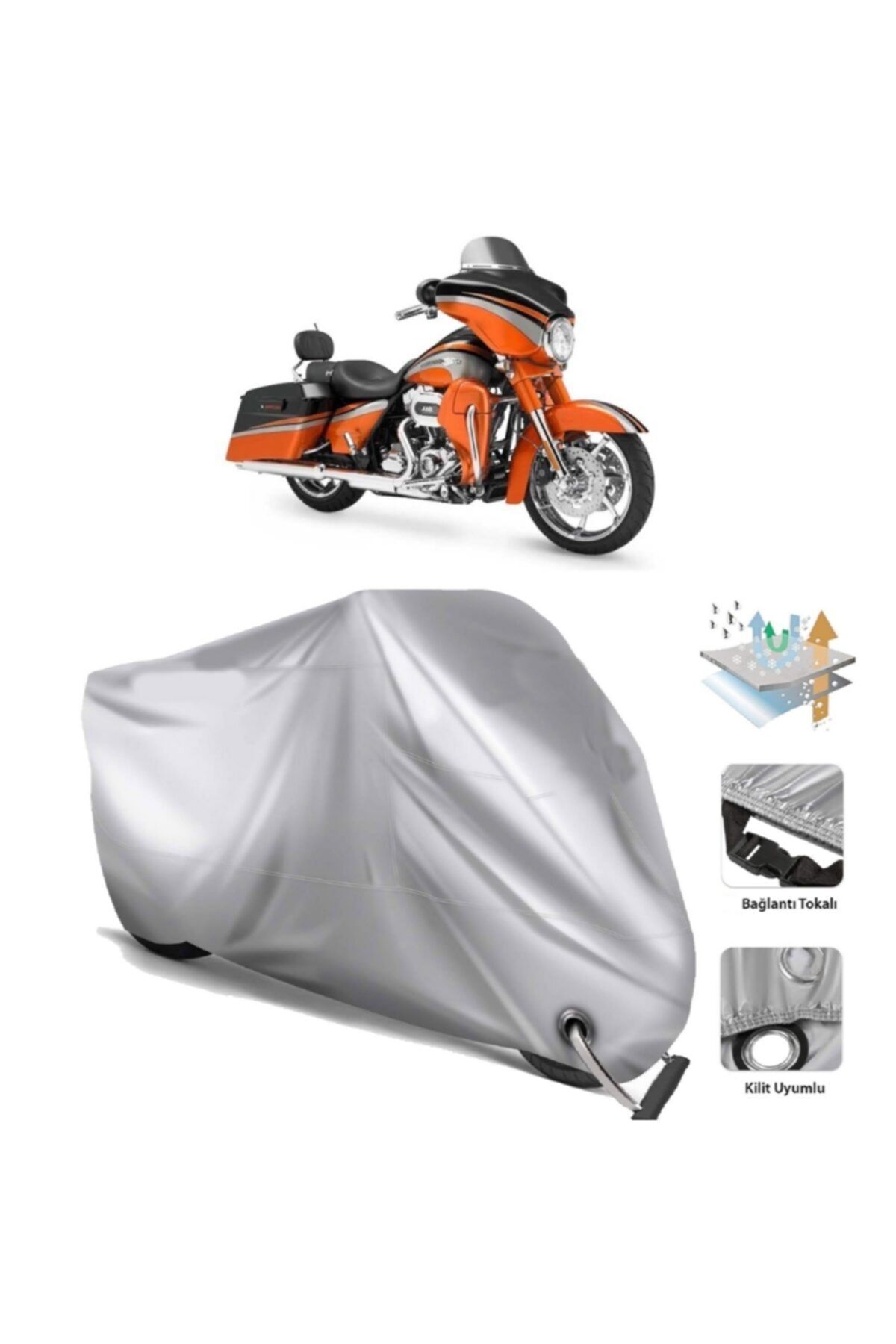 Harley davidson motorcycle hot sale cover street glide