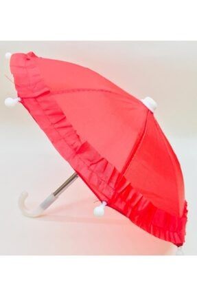 Kırmızı Dekoratif Minik Süs Şemsiyeleri PRA-2110299-5694