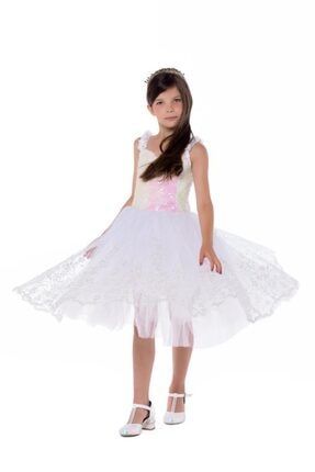 Swelled Dress Beyaz S30110-01