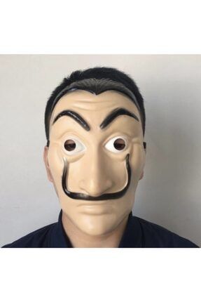 La Casa De Papel Salvador Dali Karakter Maskesi Parti Eğlence Yüz Maskesi Salv3334