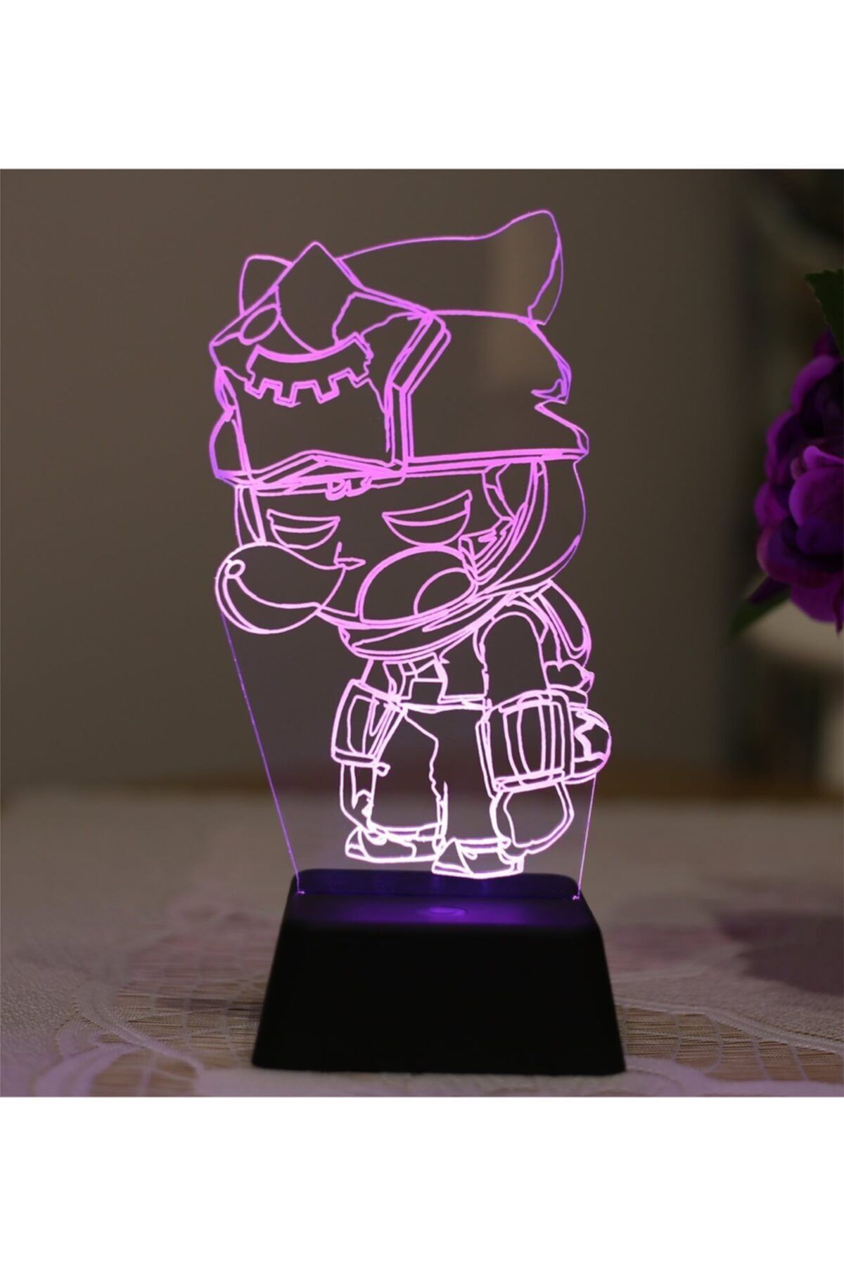 brawl stars figurlu uc boyutlu dogum gunu hediyesi gece lambasi