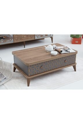 Sivas Gozde Mobilya Akilli Cekmeceli Orta Sehpa Acilir Buyuyen Yemek Masasi Trendyol