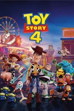 Toy Story 4 (2019) 70 cm X 100 cm Afiş Baıleys Poster AKTÜEL AFİŞ 3022