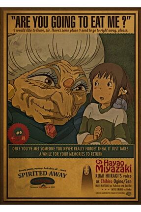 Spirited Away Miyazaki Ahşap Tablo fdasdg3463