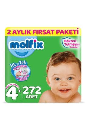 molfix 3d bebek bezi beden 4 maxiplus aylik firsat paketi 136 adet fiyati yorumlari trendyol