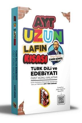 2021 Ayt Uzun Lafın Kısası Türk Dili Ve Edebiyatı Özet Konu Anlatımı 9786052778906