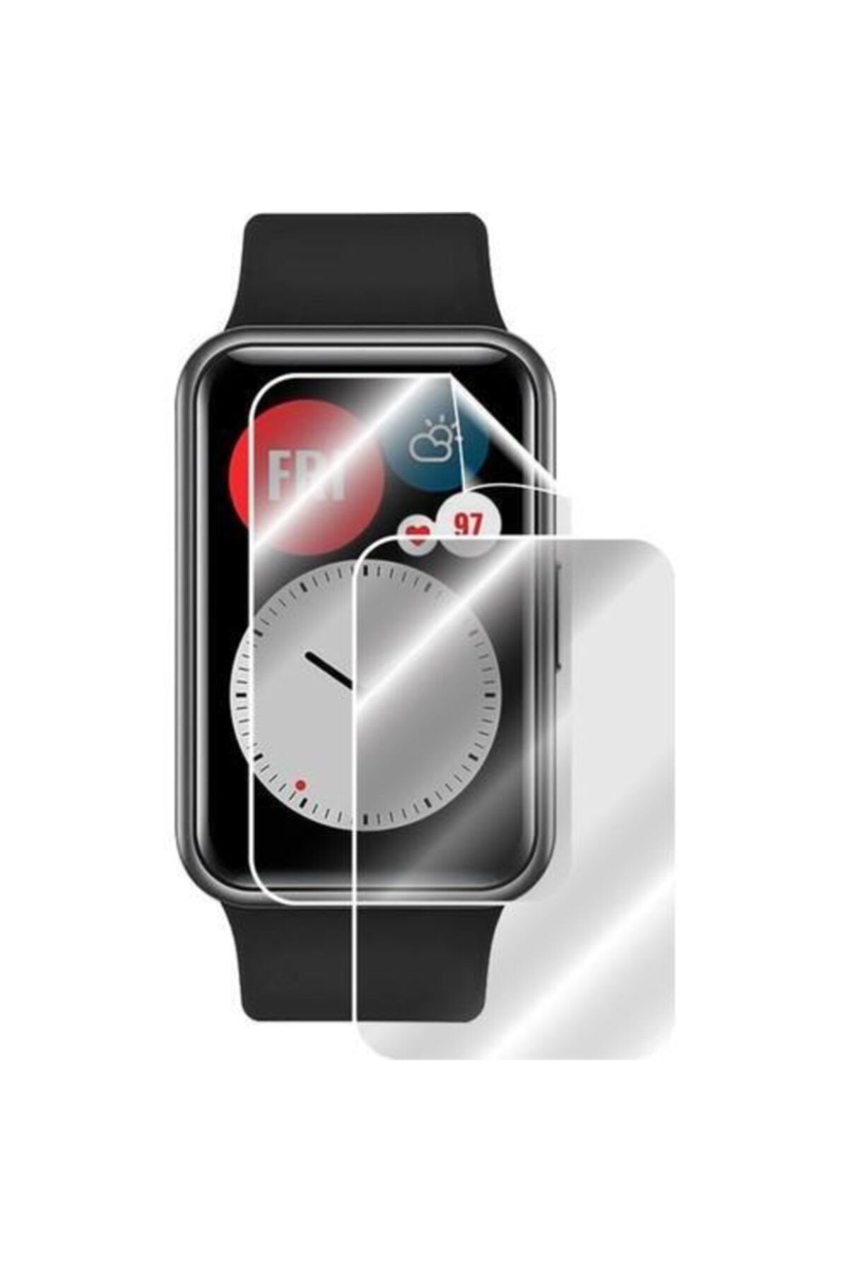 ECRMOBILE Huawei Watch Fit Screen Protector 2 Pieces Compatible