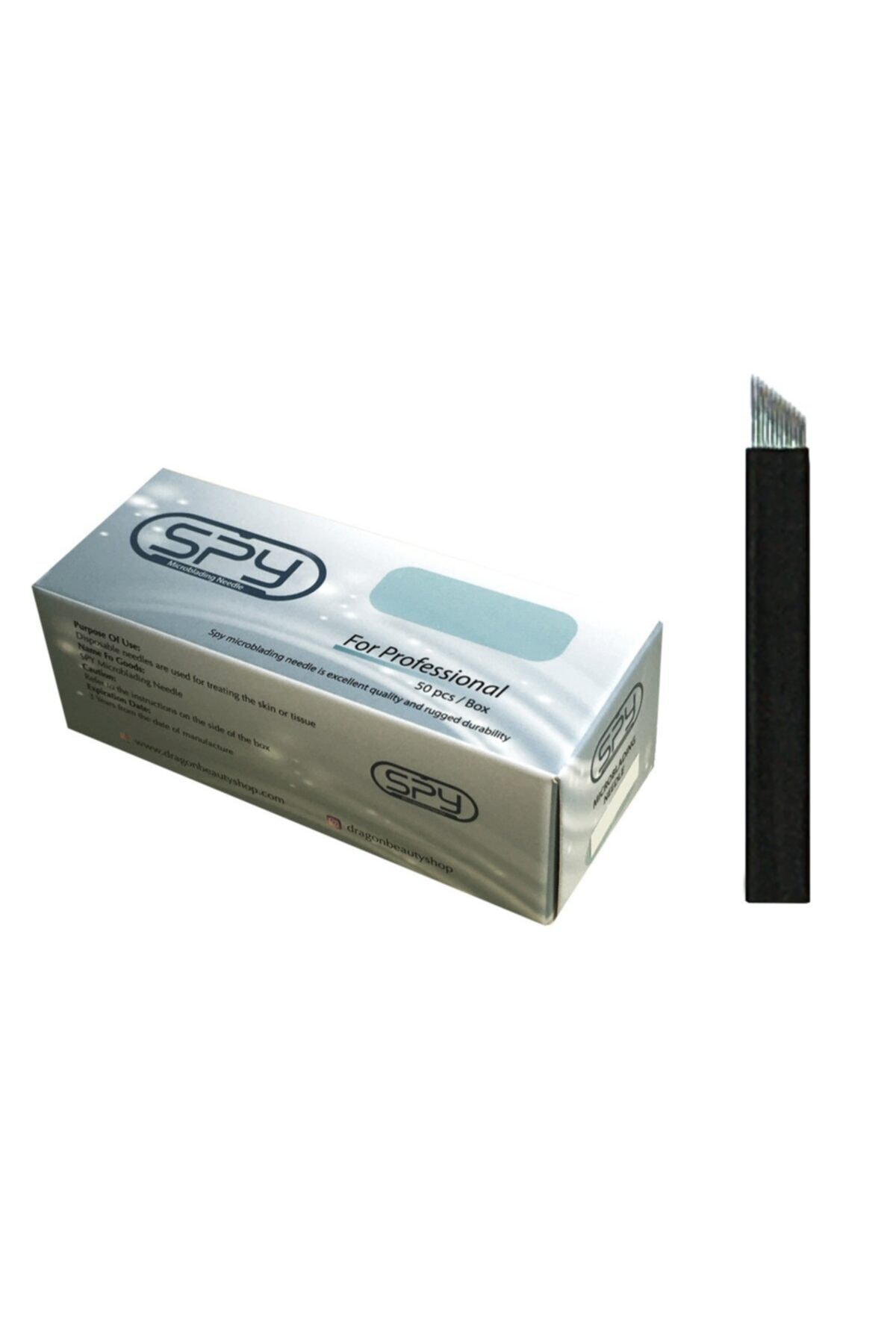 DRAGONTATTOO 0,18 Mm 12 Pin Microblading Iğnesi Spy Makeup 12'li Iğne 10 Adet