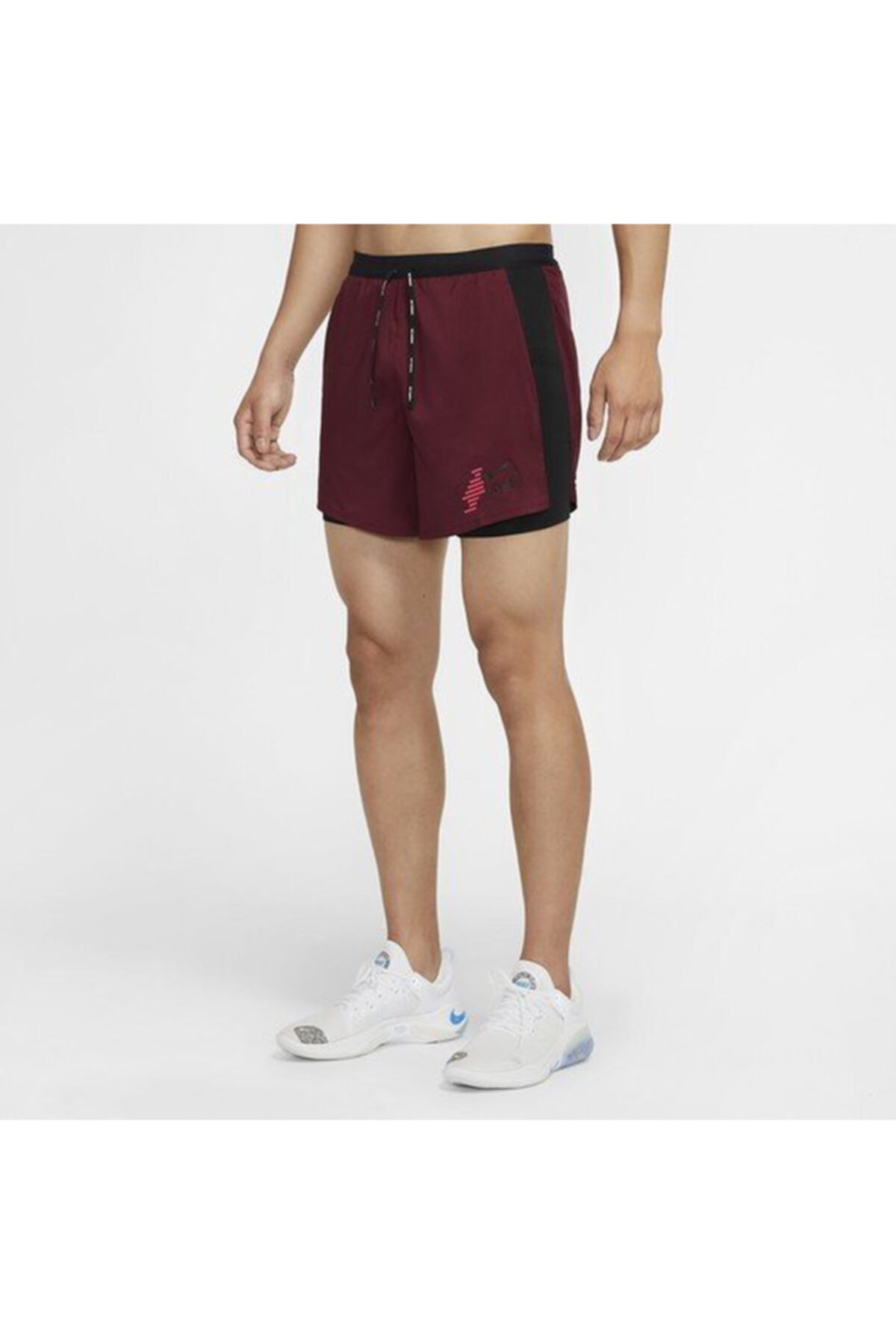 شورت و شلوارک مردانه بورگوندی نایکی | CU5473-638 اورجینال - تصویر 4