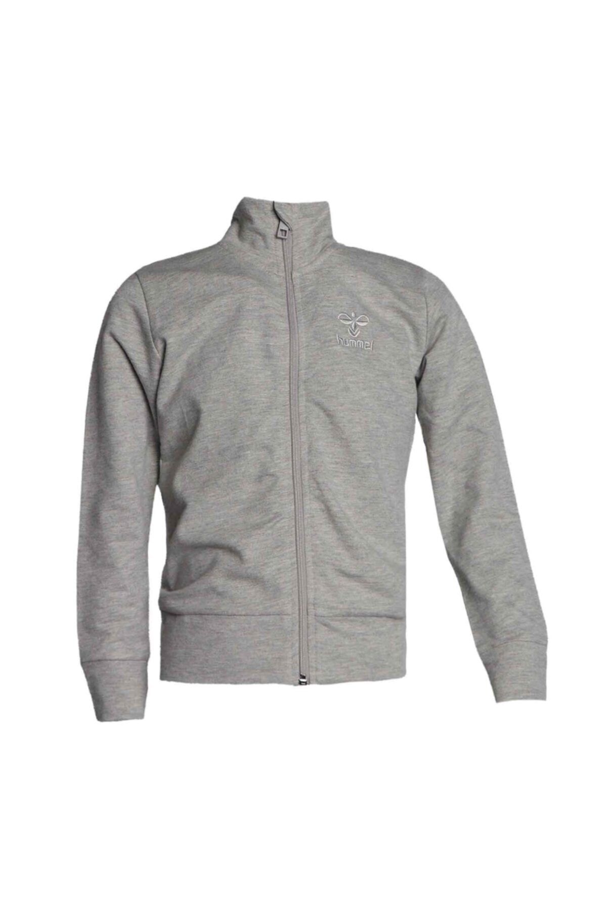 سویشرت خاکستری مردانه و زنانه ژیلونی Zippered Sweatsh اورجینال hummel