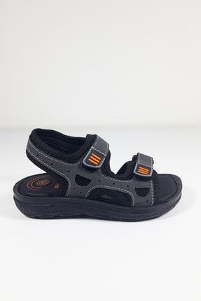 Erkek Çocuk Siyah Bantlı Sandalet Sms-01 21YMLSAN00000040