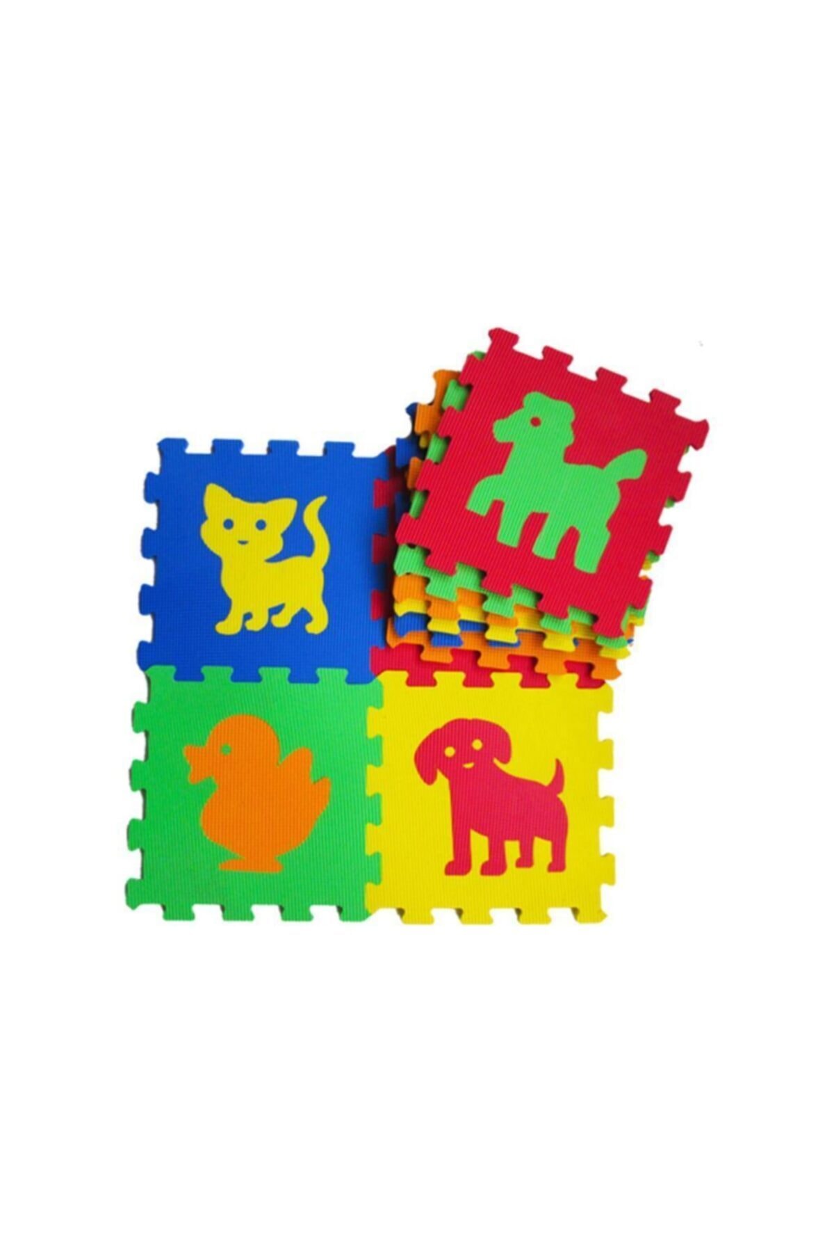 90-962Eco Eva 33x33 Animals Play Rug 7 Mm