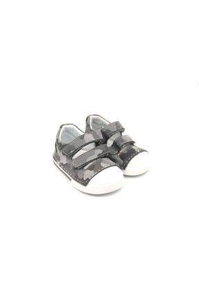 Unisex Bebek Gri İlk Adım Ayakkabısı BYZAYK6234