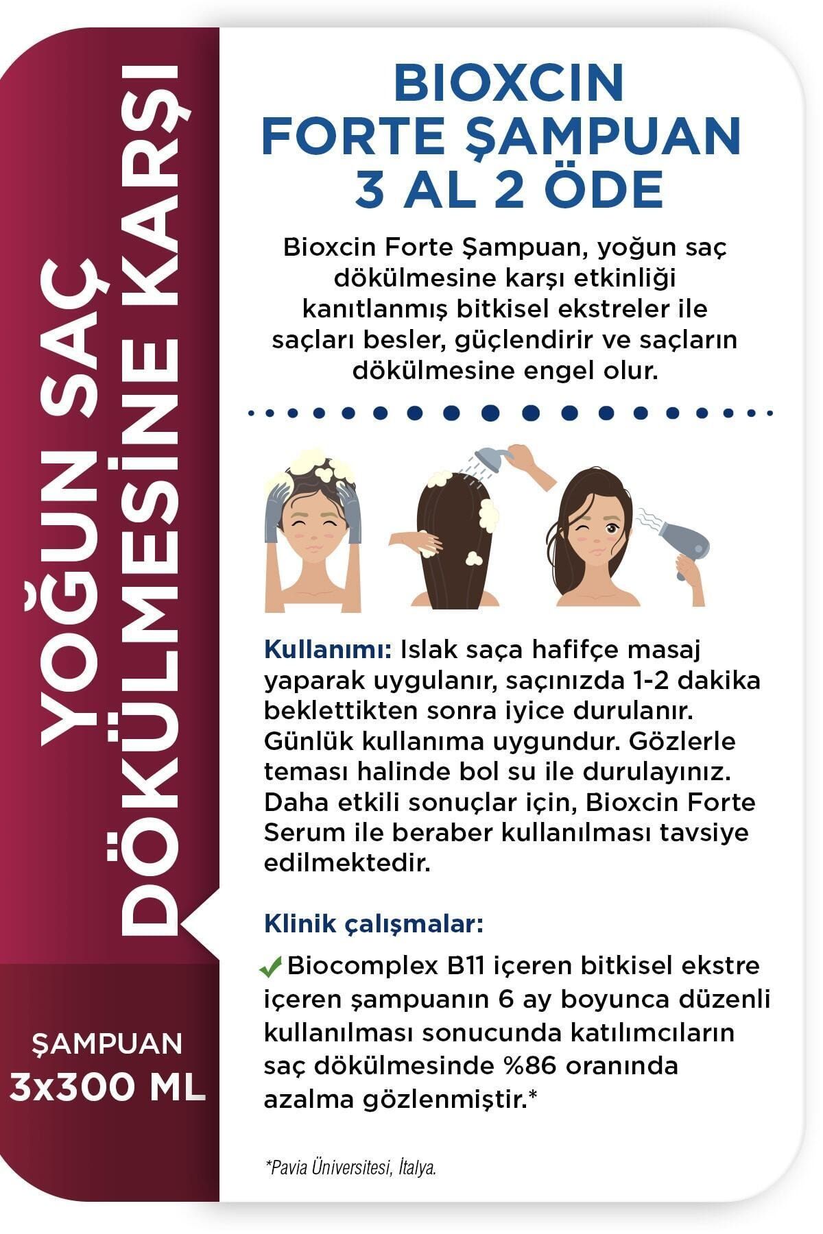 Bioxcin-شامبو فورت بسعة 300 مل 5