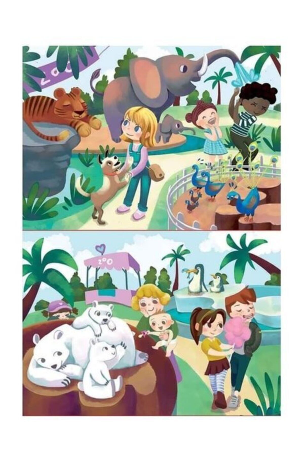 پازل 2X20 بیشترین ZOO FSC R ادوکا EDUCA