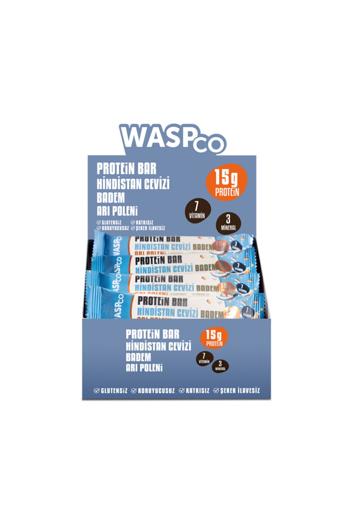 Waspco Hindistan Cevizli Protein Bar X 16 Adet
