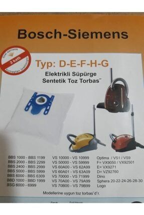 G Tipi Toz Torbası Paket 5 Adetnot:saat15:00 A Kadar Verilen Siparişler Aynı Gün Kargolanır g tipi