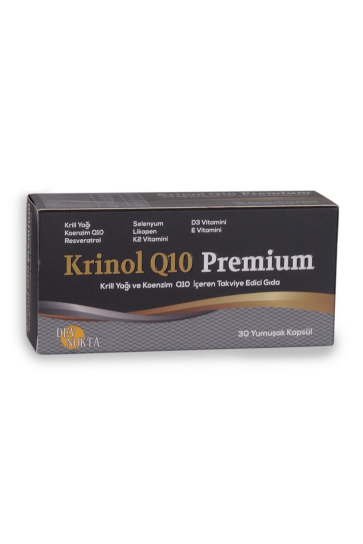 Krinol Q10 Premium - Krill Yağı Ve Koenzim Q10 - 30 Kapsül - 1 Kutu