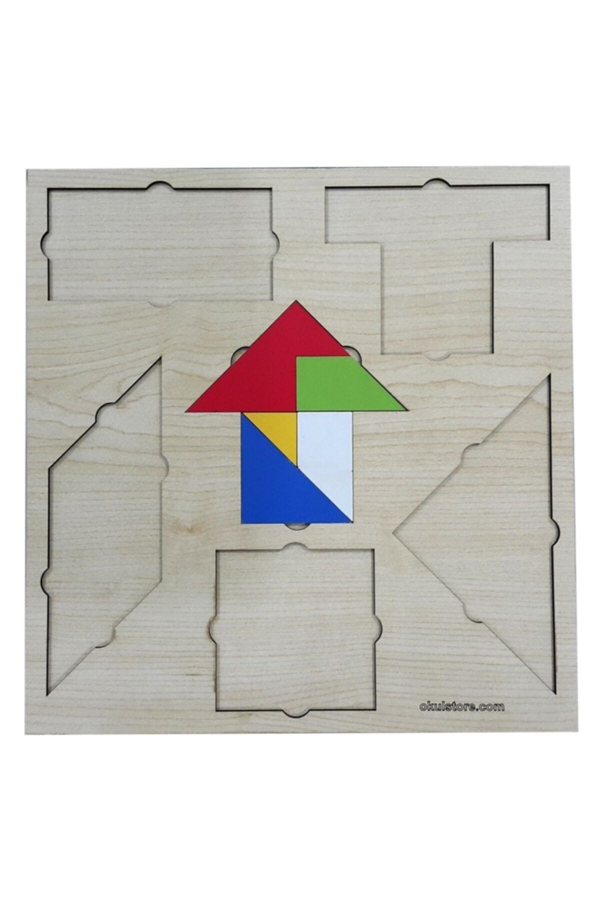 Liva-Geometric Integration Puzzle Tangram Set Geometry Games Sets 3
