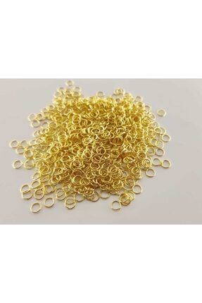 6 Mm 50 gram Küçük Metal Gold-sarı Renk Takı Halkası Malzemesi Küpe Kolye Klipsi Kancası 6mm Gold