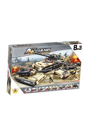 Yapı Oyuncak Seti Savaş & Tank Alliance Serisi 1003 Parça Dev Boy Es42015 ES42015