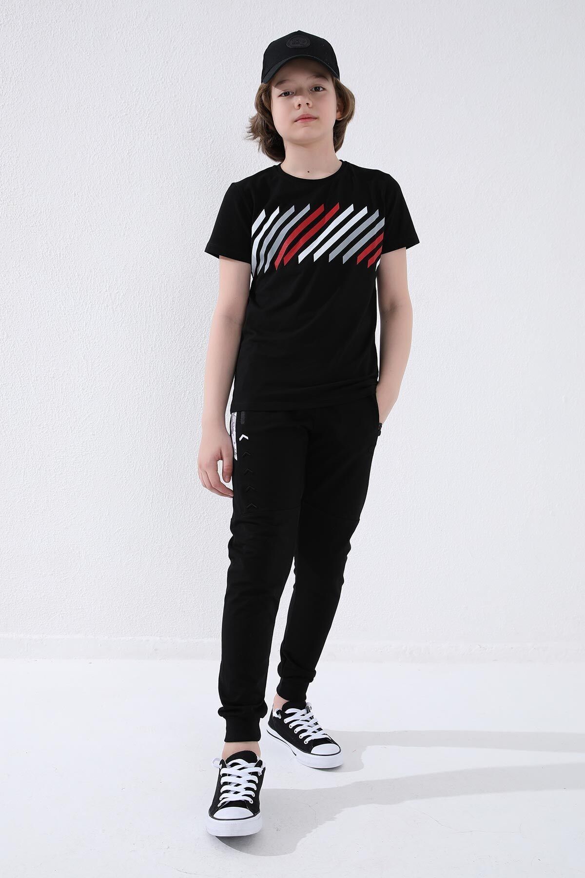 Boys clearance slim tracksuit