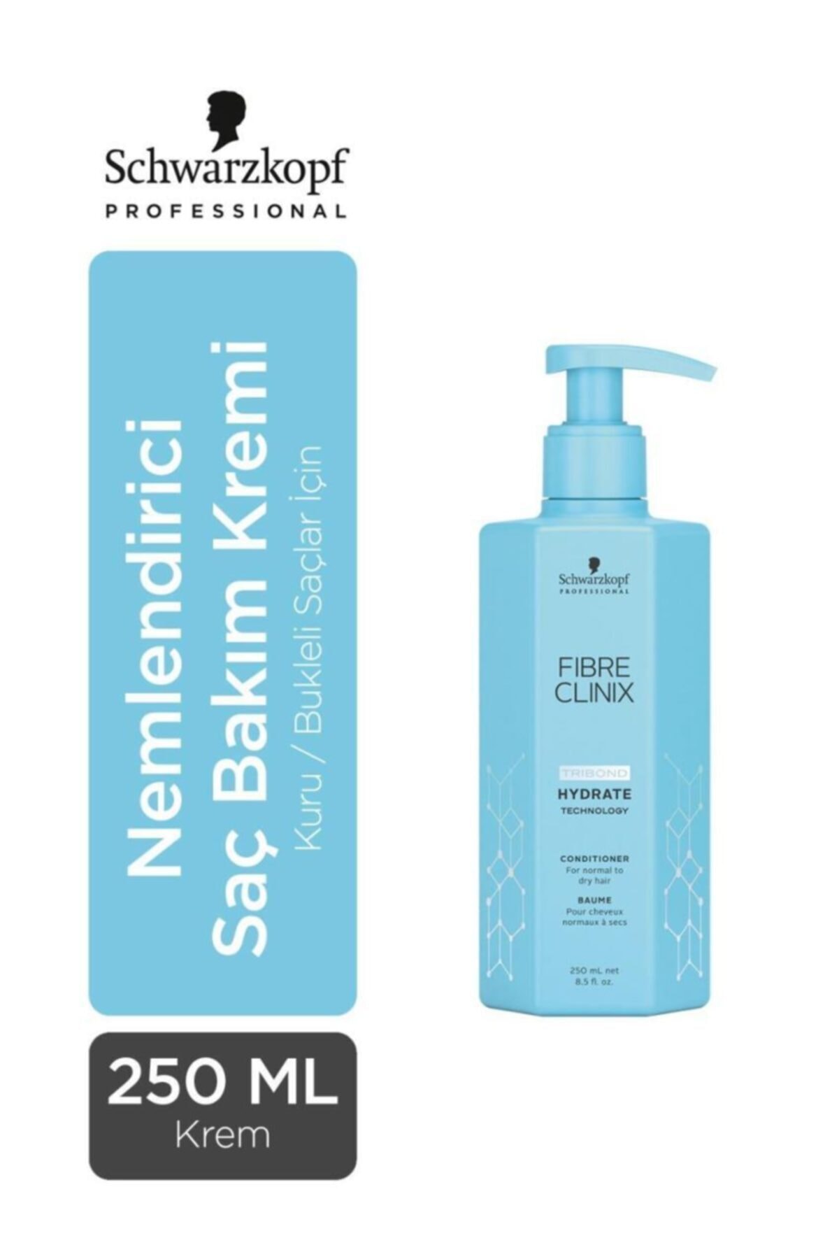 Schwarzkopf Fibre Clinix Hydrate Nemlendirici Saç Bakım Kremi 250 Ml — 666721213