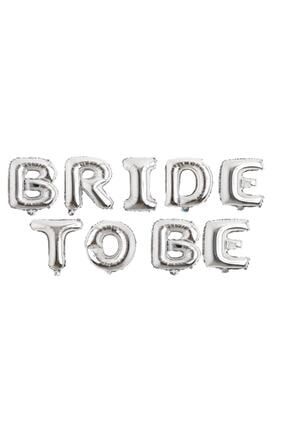 Bride To Be Bride Gümüş Folyo Balon Set 106