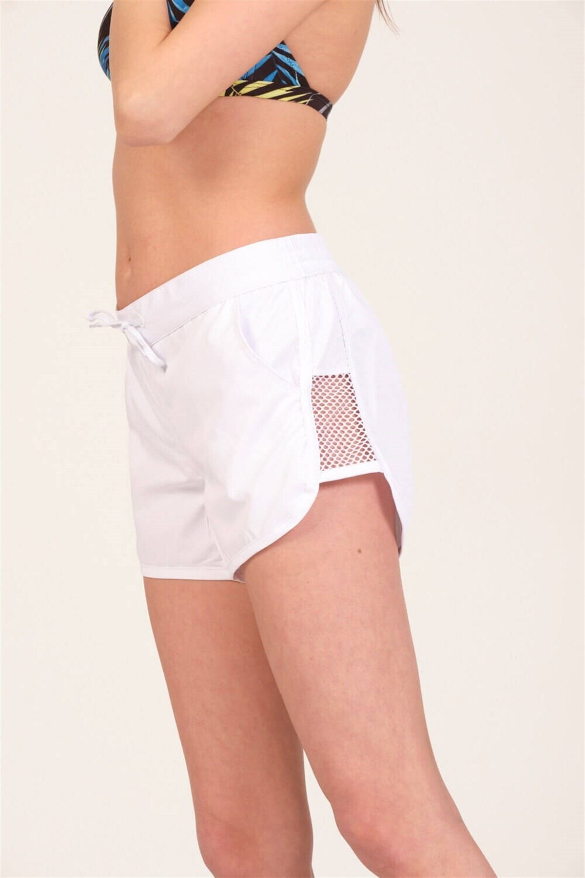Mesh beach shorts womens sales