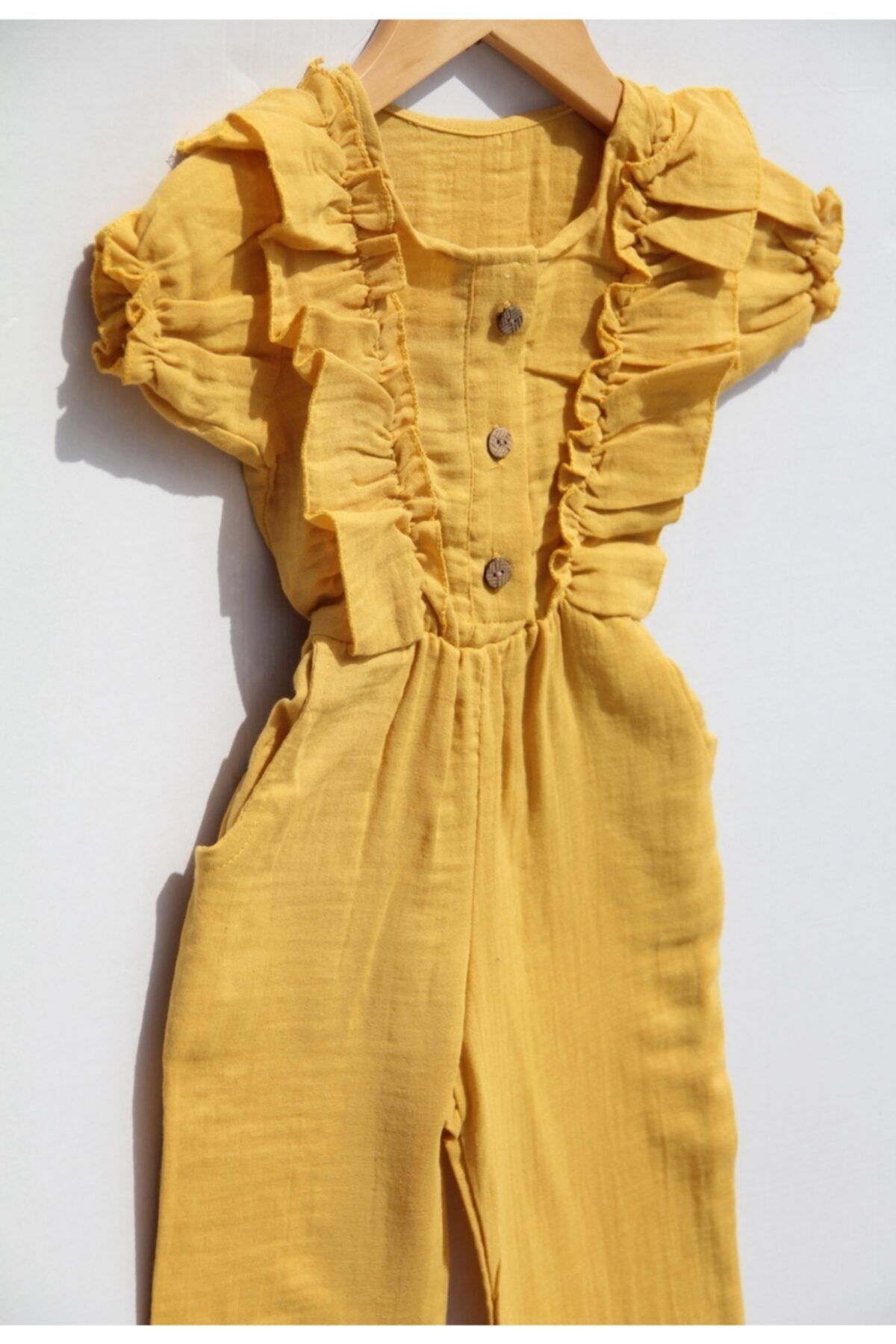 Yellow jumpsuit target top