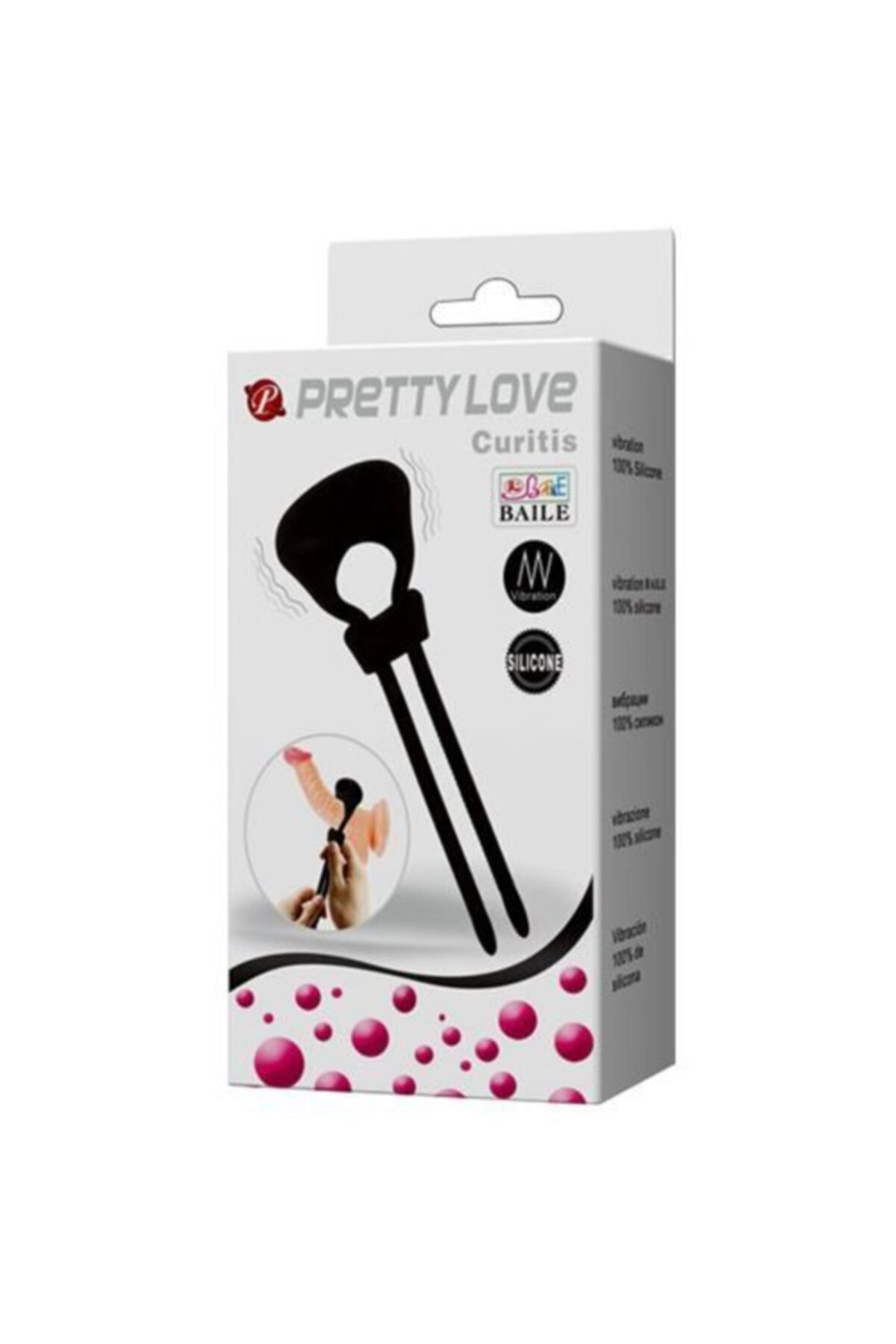 Pretty Love Curitis Titreşimli Ayarlanabilir Cock Ring 8