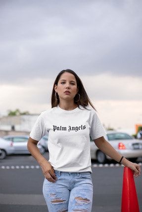 Palm Angels Baskılı Kadın T-shirt GR0612TK