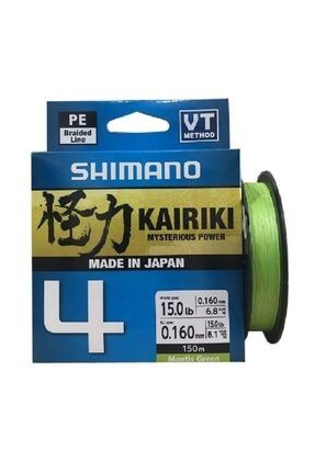 Kairiki 4 Kat 150mt Mantis Green 0.13mm AYKT4X013