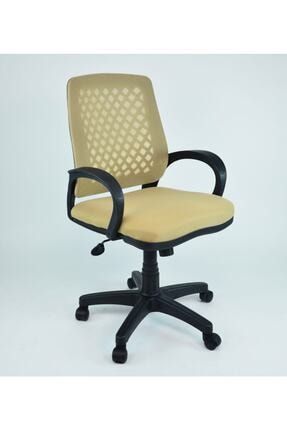 Fileli Petek Ofis Büro Bilgisayar Koltuğu Sandalyesi Cappucino PTKCAPP