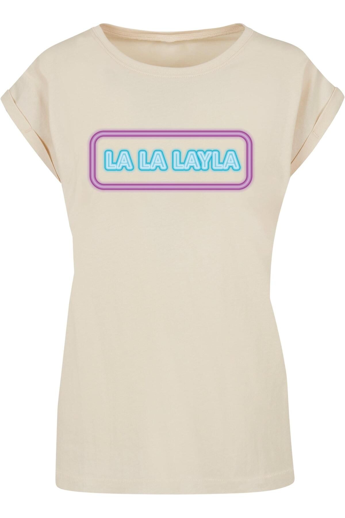 Ladies - Merchcode T-Shirt LA LAYLA Damen LA Trendyol