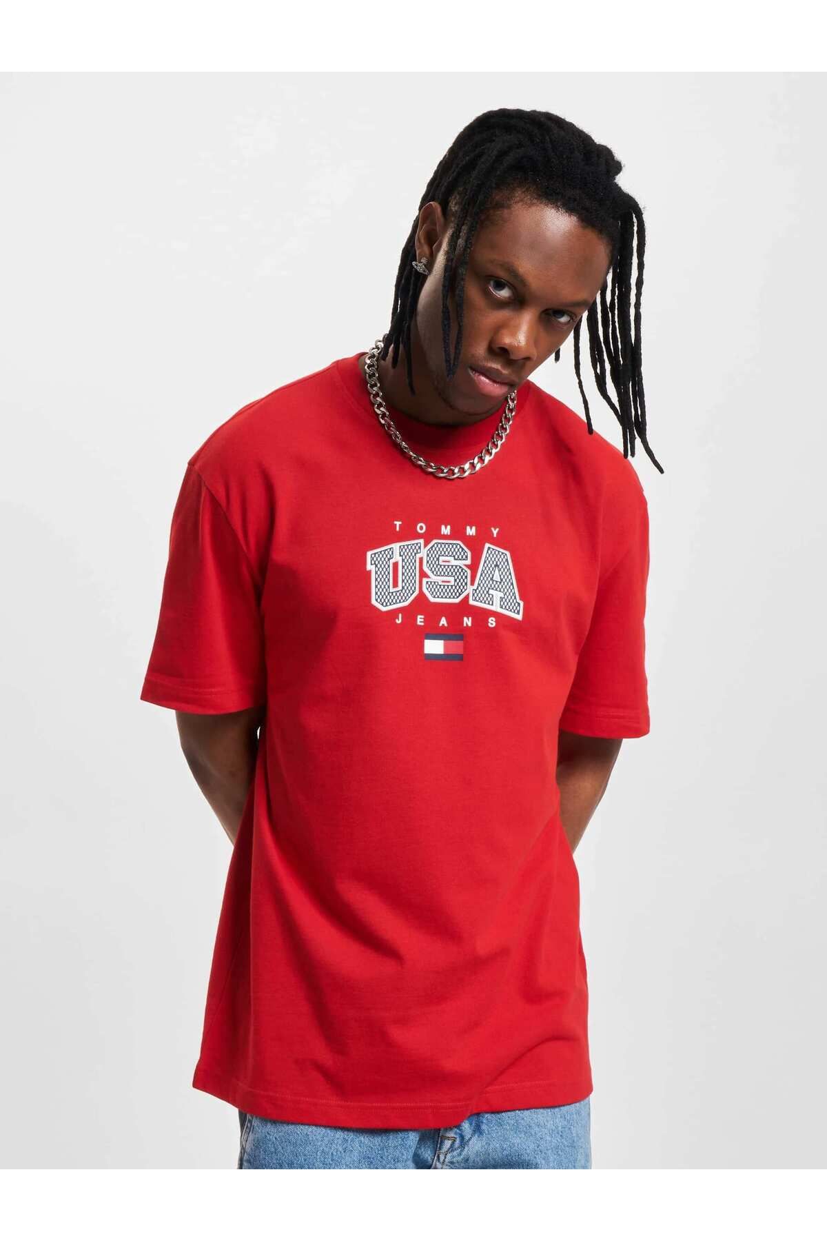 Tommy Hilfiger-Herren Tommy Jeans Clsc Modern Sport Usa T-Shirt 3