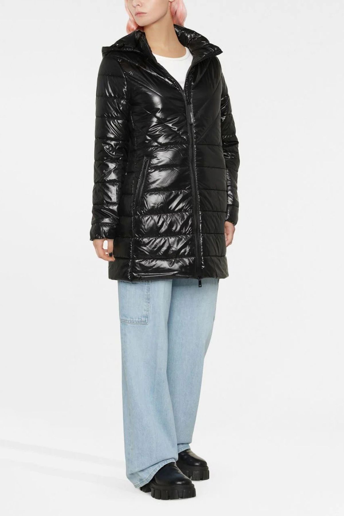 Calvin Klein BLACK Coat For Women Girls Trendyol