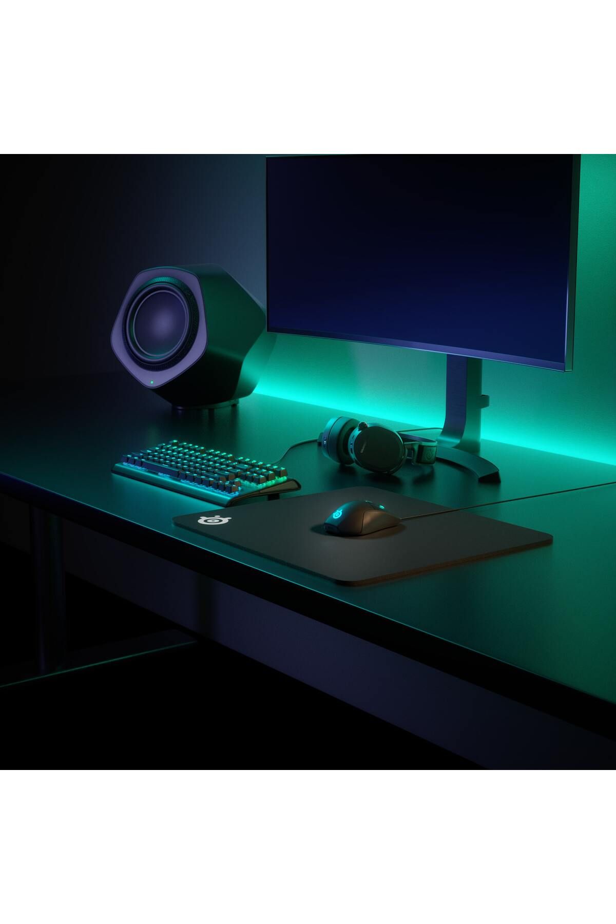 SteelSeries-Qck Heavy Large Gaming Mousepad - Optimized for Gaming Sensors 3
