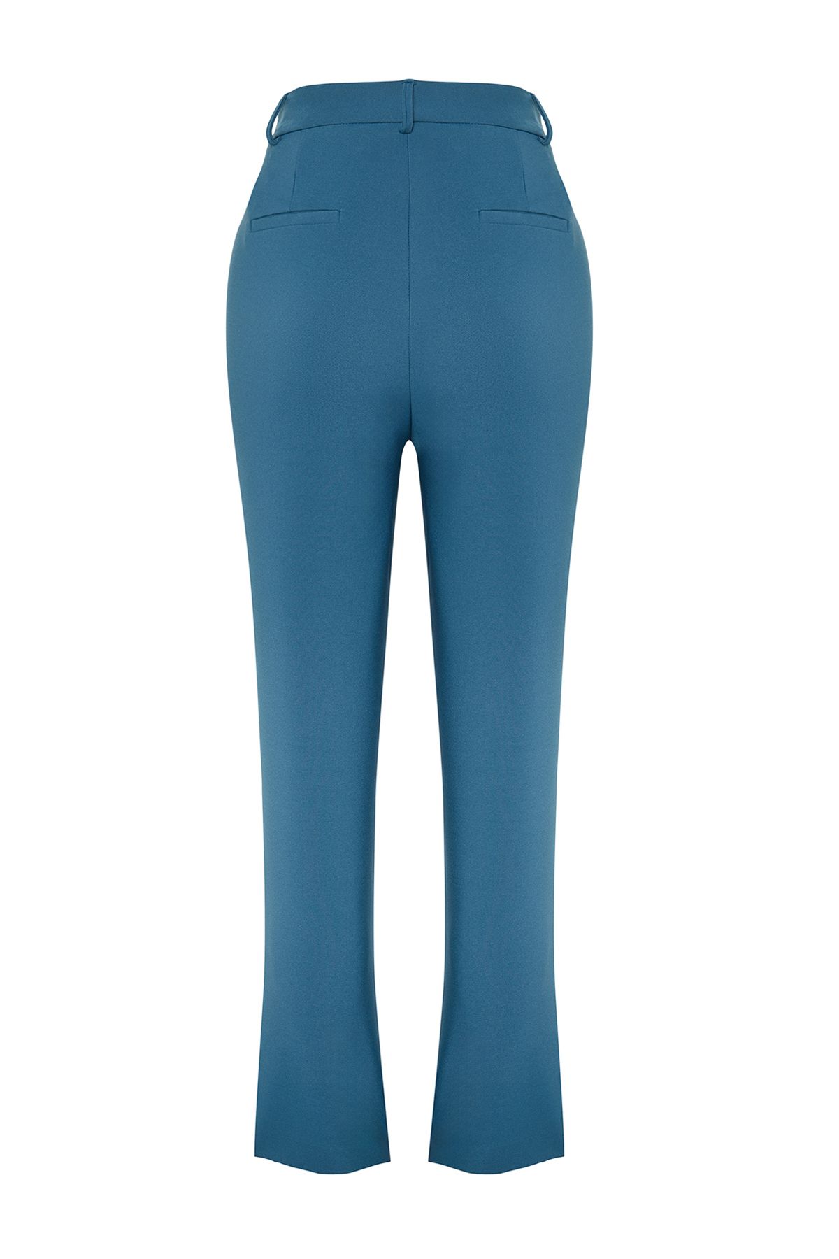 Trendyol Collection-Indigo Basic cigaretové tkané látkové kalhoty Twoss19St0038 8